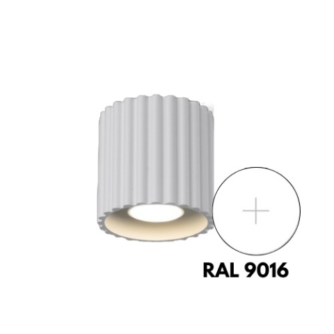 Sollux Lighting Plafon AURA 1 biały GU10