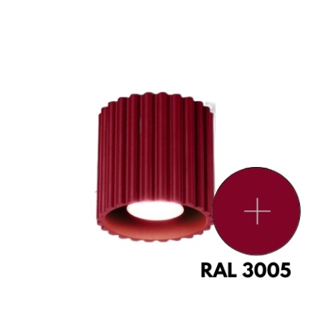 Sollux Lighting Plafon AURA 1 burgund GU10