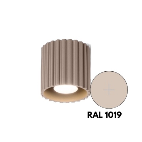Sollux Lighting Plafon AURA 1 taupe GU10