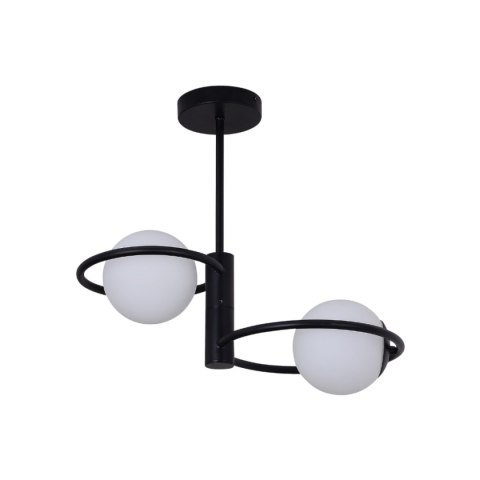 Light Prestige Plafon Dorado ring czarna 2 x E14