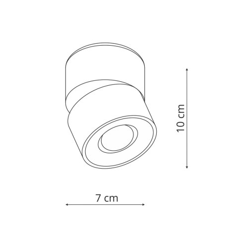 Light Prestige Ruchoma oprawa natynkowa Brema biała LED CCT