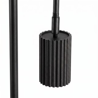 Sollux Lighting Lampa podłogowa KARBON 1 czarna