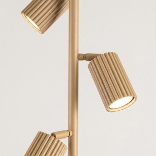 Sollux Lighting Lampa podłogowa KARBON 3 złota