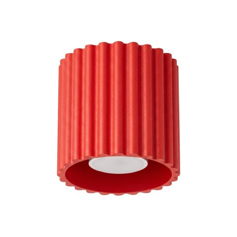 Sollux Lighting Plafon AURA 1 czerwony GU10