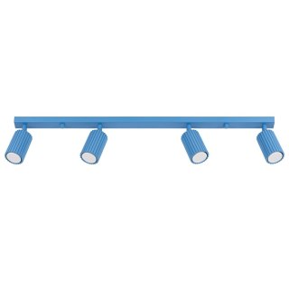 Sollux Lighting Plafon KARBON 4L błękitny