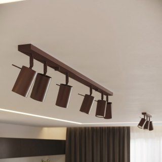 Sollux Lighting Plafon RING 3L brązowy