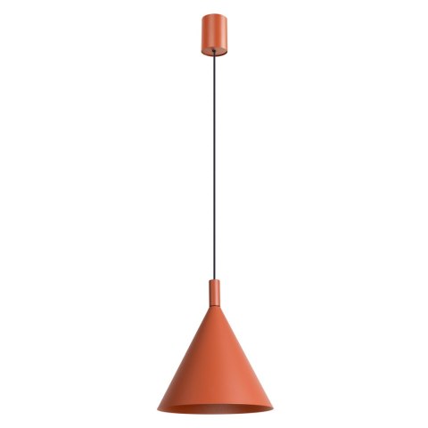 Sollux Lighting Lampa wisząca NOX 25 ochra czerwona