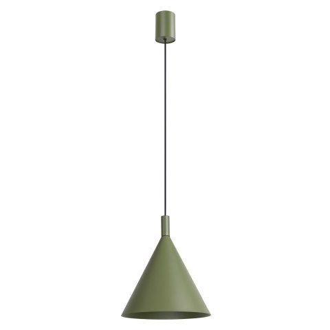 Sollux Lighting Lampa wisząca NOX 25 zielona oliwka