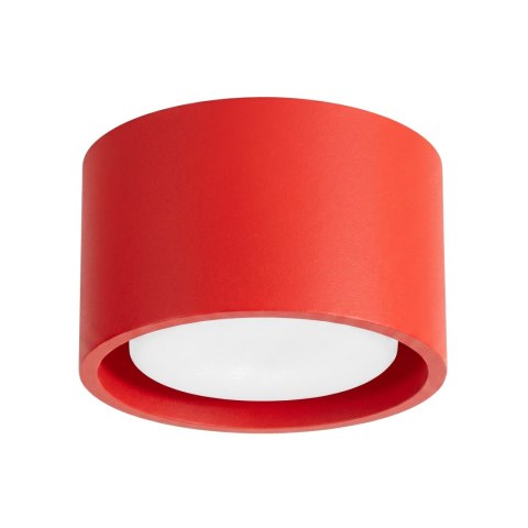 Sollux Lighting Plafon MODO 1 czerwony Gx53
