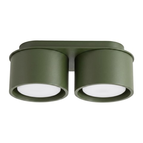 Sollux Lighting Plafon MODO 2 zielona oliwka Gx53