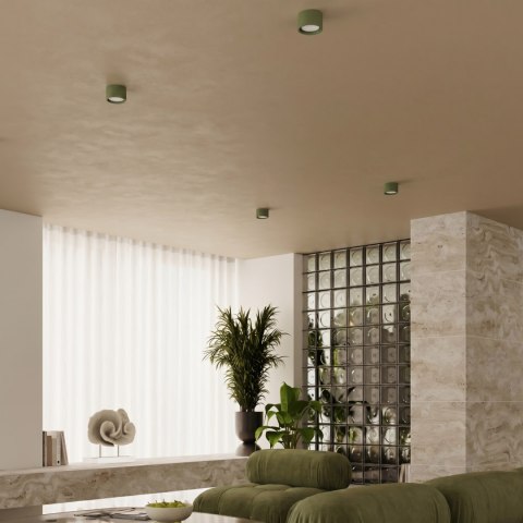 Sollux Lighting Plafon MODO 2 zielona oliwka Gx53