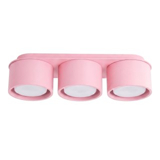 Sollux Lighting Plafon MODO 3 różowy Gx53