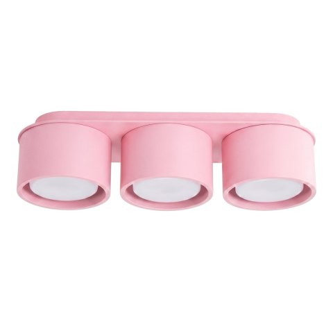 Sollux Lighting Plafon MODO 3 różowy Gx53