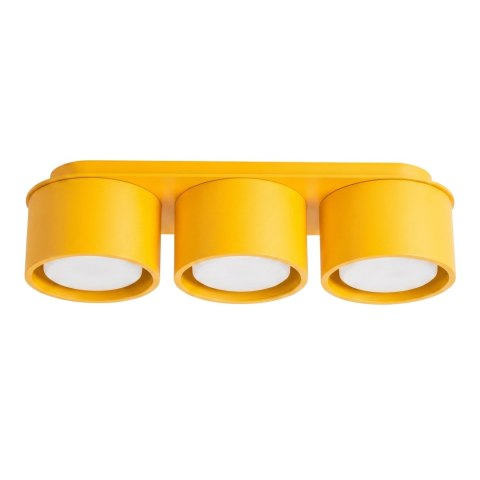 Sollux Lighting Plafon MODO 3 żółty Gx53