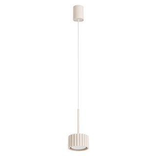 Sollux Lighting Lampa wisząca AURA 1 beżowa Gx53