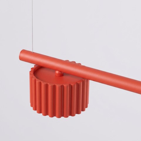 Sollux Lighting Żyrandol AURA 4 czerwona Gx53