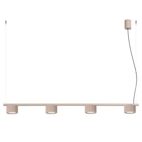 Sollux Lighting Żyrandol AURA 4 taupe Gx53
