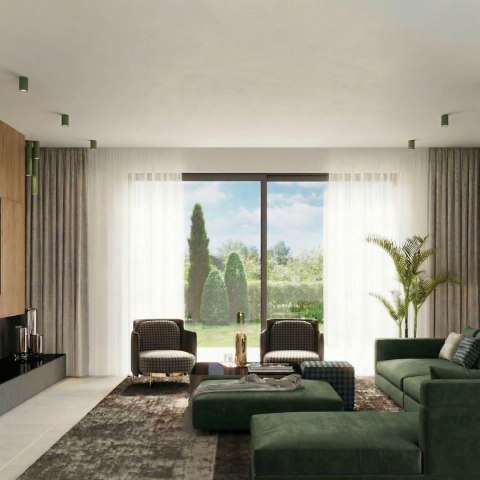 Sollux Lighting Plafon LAGOS 20 zielona oliwka