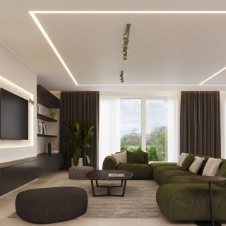 Sollux Lighting Plafon RING 6L szałwiowy