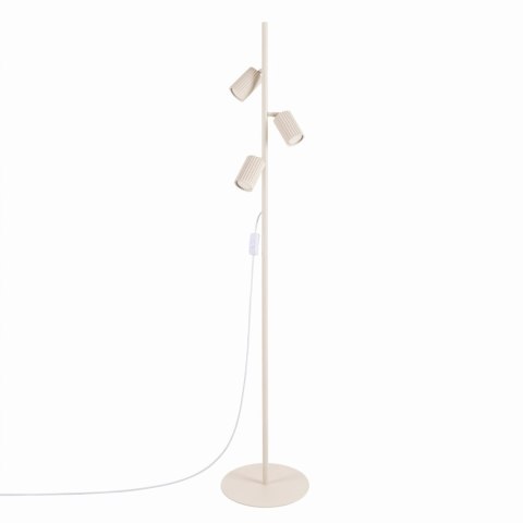 Sollux Lighting Lampa podłogowa KARBON 3 beżowa