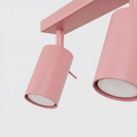 Sollux Lighting Plafon RING 3L różowy