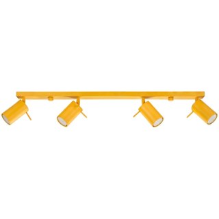 Sollux Lighting Plafon RING 4L żółty