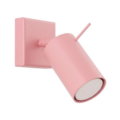 Sollux Lighting Kinkiet RING różowy