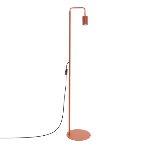 Sollux Lighting Lampa podłogowa KARBON 1 ochra czerwona