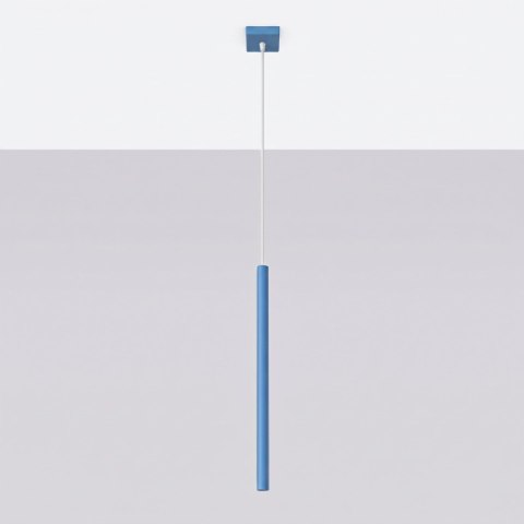 Sollux Lighting Lampa wisząca PASTELO 1 błękitna