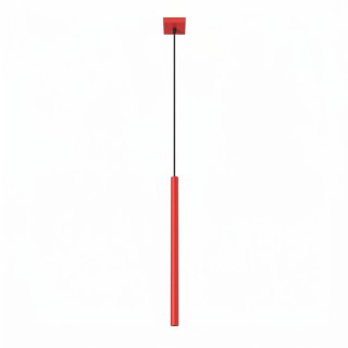 Sollux Lighting Lampa wisząca PASTELO 1 czerwona