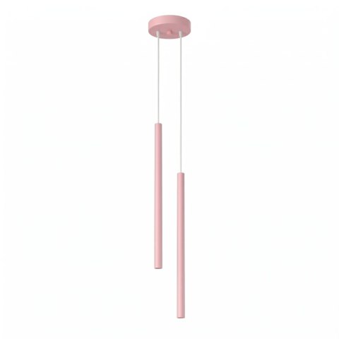 Sollux Lighting Lampa wisząca PASTELO 2 różowa