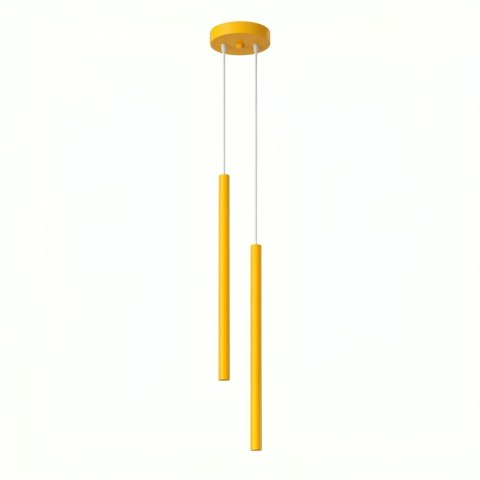 Sollux Lighting Lampa wisząca PASTELO 2 żółta