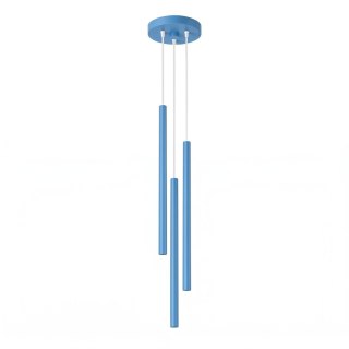 Sollux Lighting Lampa wisząca PASTELO 3P błękitna