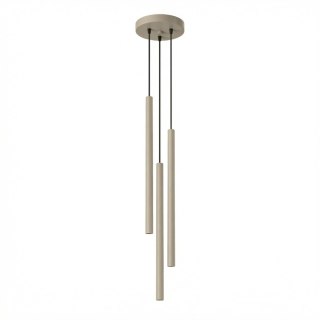 Sollux Lighting Lampa wisząca PASTELO 3P taupe