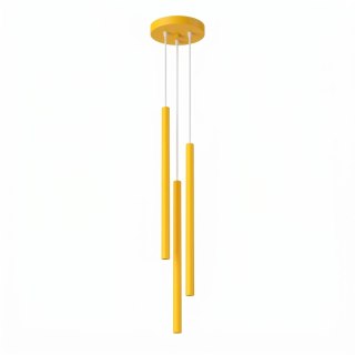 Sollux Lighting Lampa wisząca PASTELO 3P żółta