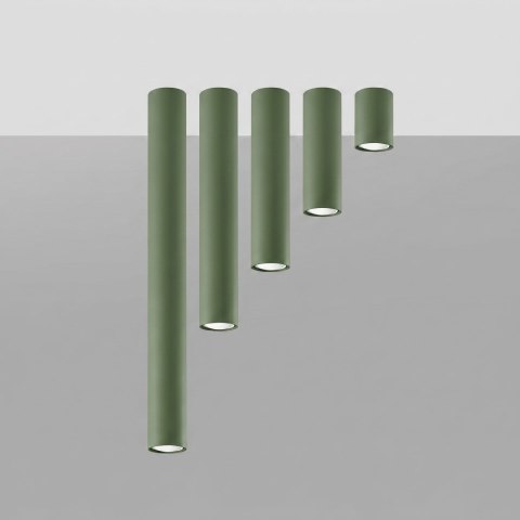 Sollux Lighting Plafon LAGOS 10 zielona oliwka