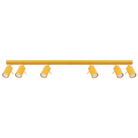 Sollux Lighting Plafon RING 6L żółty