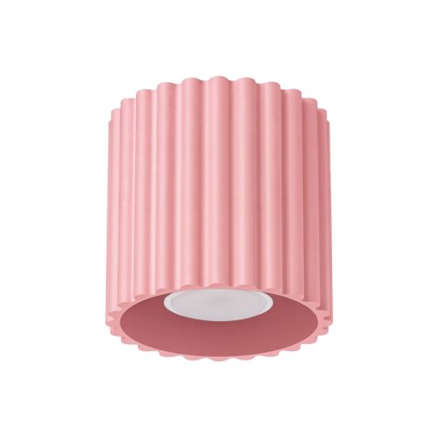 Sollux Lighting Plafon AURA 1 różowy GU10