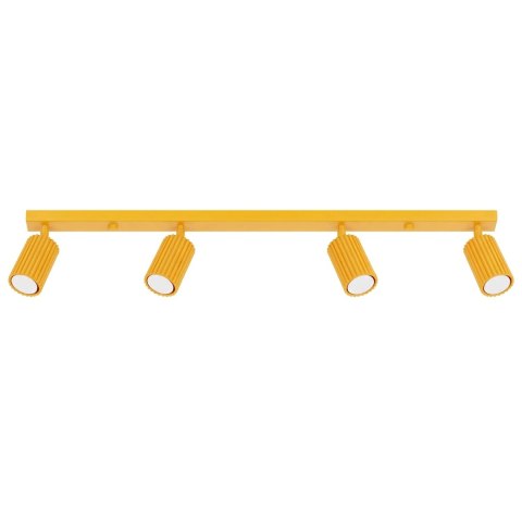 Sollux Lighting Plafon KARBON 4L żółty