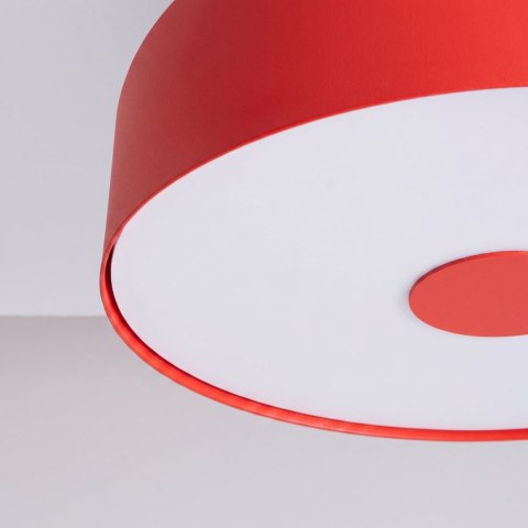 Sollux Lighting Plafon OMIQ czerwony