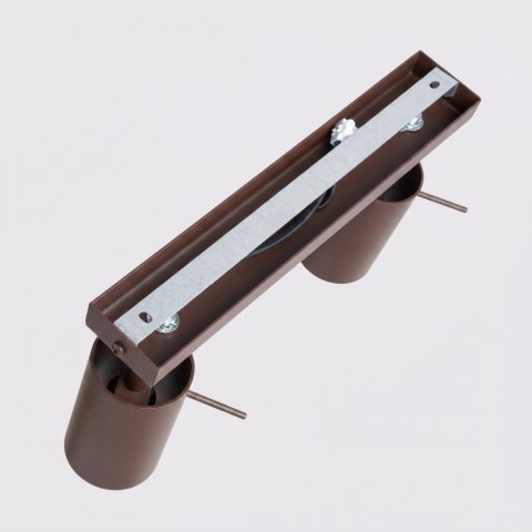 Sollux Lighting Plafon RING 2 brązowy