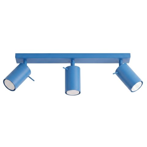 Sollux Lighting Plafon RING 3L błękitny