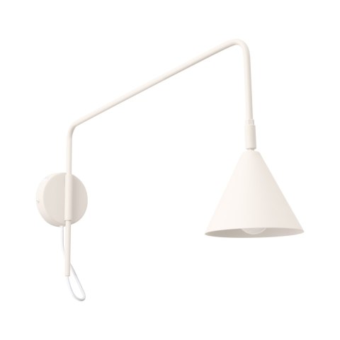 Sollux Lighting Kinkiet NOX 1 beżowy z włącznikiem