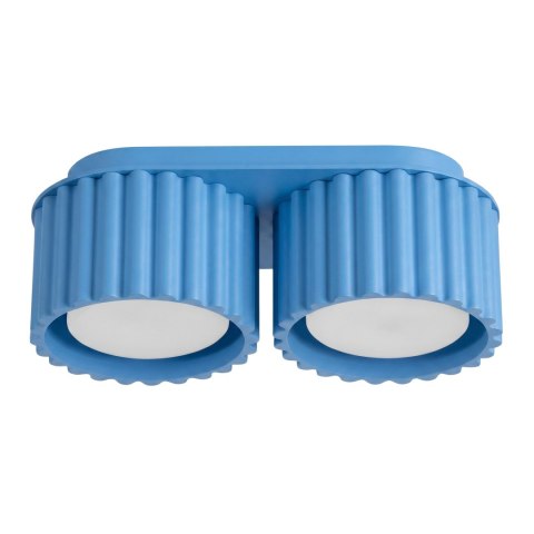 Sollux Lighting Plafon AURA 2 błękitny Gx53