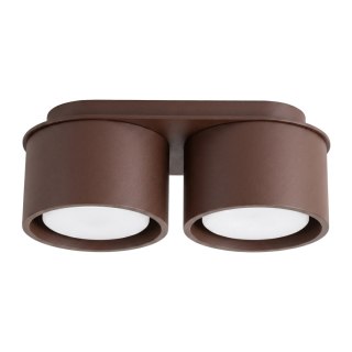 Sollux Lighting Plafon MODO 2 brązowy Gx53