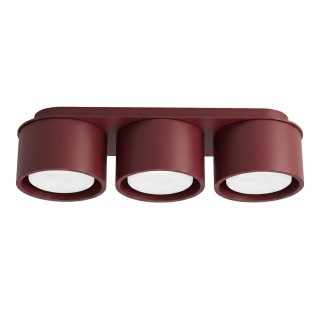 Sollux Lighting Plafon MODO 3 burgund Gx53
