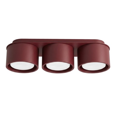 Sollux Lighting Plafon MODO 3 burgund Gx53