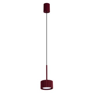 Sollux Lighting Lampa wisząca AURA 1 burgund Gx53