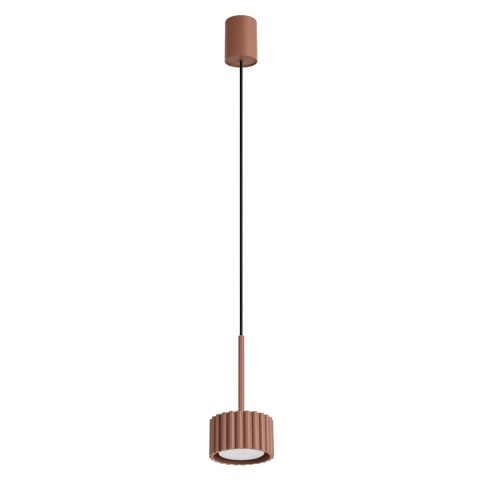 Sollux Lighting Lampa wisząca AURA 1 mocca Gx53