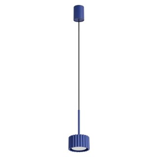 Sollux Lighting Lampa wisząca AURA 1 ultramaryna Gx53